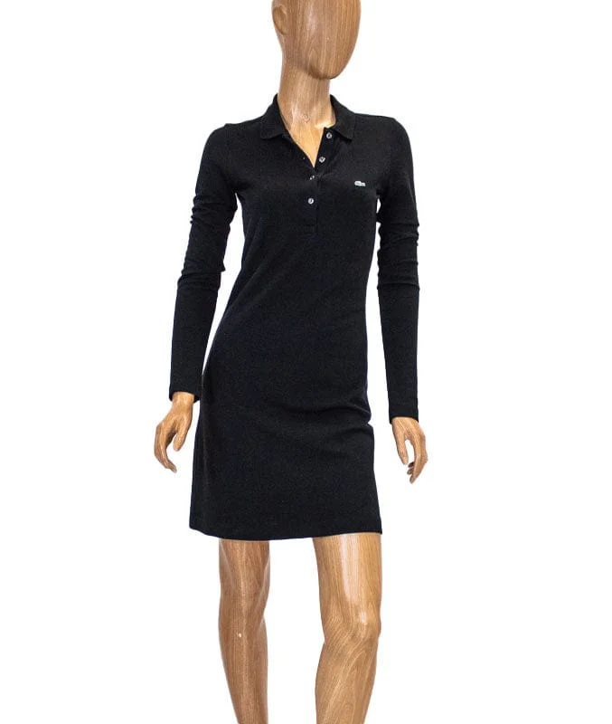 Stretch Cotton Pique Polo Dress
