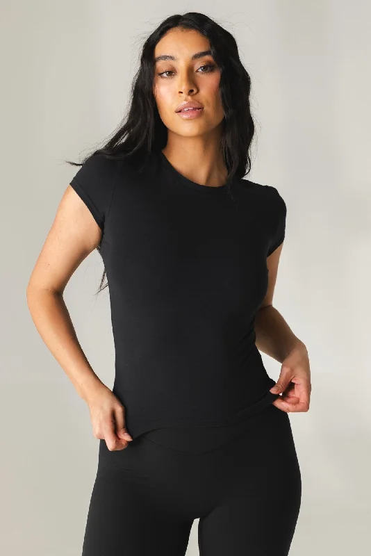 Vitality Basis Full Tee - Midnight Faux Fur Fabric Real Fur Fabric Shearling Fabric