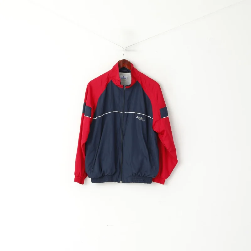 Mars Sportsline Women 36 S Jacket Navy Vintage Bomber Zip Up Track Top Zip Front Button Front Snap Front Mars Sportsline Women 36 S Jacket Navy Vintage Bomber Zip Up Track Top Zip Front Button Front Snap Front